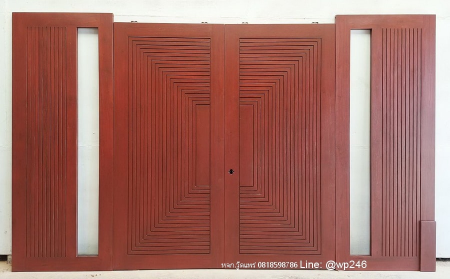 ประตูไม้ บานเลื่อน