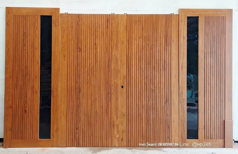 บานประตูบานเลื่อนไม้ โมเดิร์น