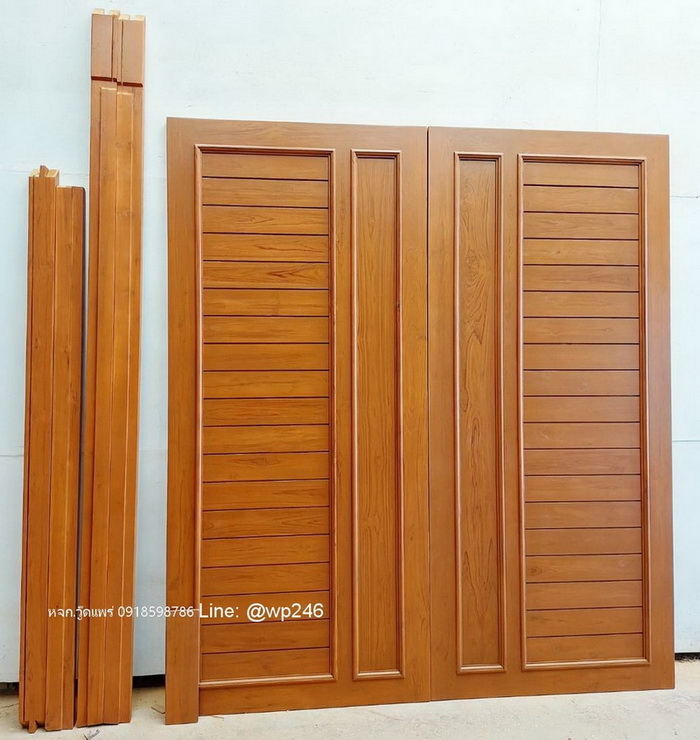 ประตูไม้สักโมเดิร์นสวยๆ