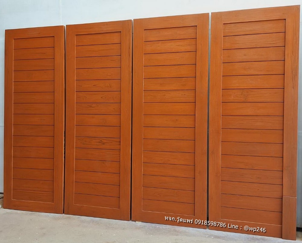 ประตูไม้ทำสี